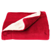 Luxuriously soft fleece comforter set - Red Photo