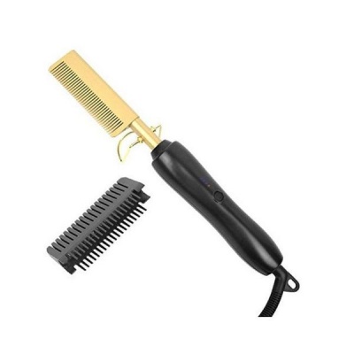 Woo Electric Hair Straightening Iron Hot Comb
