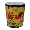 DIY Outdoor City Vintage `Look` Oil Spillage - Coffee Mug - Shell Helix Motor Oil Photo
