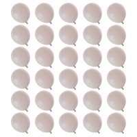 Hubbe White Helium Balloons 30 pieces