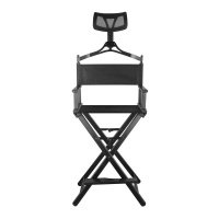 Foldable Professional Makeup Director Chair With Head Rest