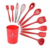 Durable Silicone Kitchen Cooking Utensil Set 12 Pieces