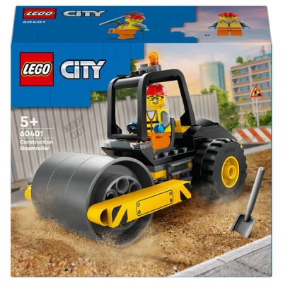 LEGO ® City Construction Steamroller 60401 Building Toy Cars 78 Pieces