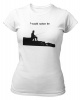 PepperSt Ladies White T-Shirt - I Would Rather Be … Catching Fish Photo