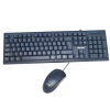 USB Wired Office Keyboard Mouse Combo Q-K20 plug & play Photo