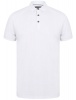 Tokyo Laundry - Mens Menotti Cotton Pique Polo Shirt with Jacquard Collar in Bright White [Parallel Import] Photo