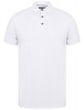 Tokyo Laundry - Mens Menotti Cotton Pique Polo Shirt with Jacquard Collar in Bright White [Parallel Import] Photo