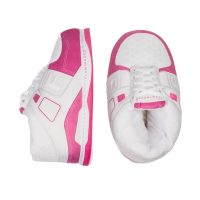 Giant Sneaker Slippers Smiles Pink White Glow in the dark One Size