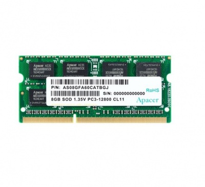 Apacer DDR3 1600MHz SO DIMM Memory 8GB