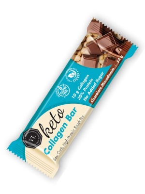 Photo of Youthful Living Superfoods Youthful - Living - Keto Collagen Bars - Chocolate Macadamia - 52g x 12 bars