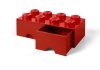 LEGO Brick Drawer 8 Knob - Red Photo