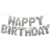 BubbleBean - Happy Birthday Silver Foil Balloon Photo