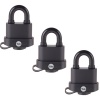 51mm Weatherproof padlockS pack3 Photo