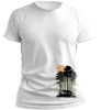 PepperSt Men's White T-Shirt - Vintage Forrest Photo