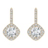 Civetta Spark Riley earring-With Swarovski Clear Crystal Gold Photo