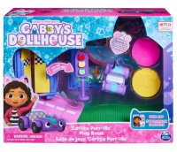 Gabbys Dollhouse Gabbys Dollhouse Deluxe Room Purr Ific Play Room Playset with Carlita Figure