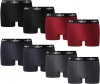 FM London Men's Dark Assorted Fitted Hipster Boxers with Hyfresh Anti-Odour Technology - 8 Pack Photo