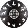 Pappa Joe – Custom Vinyl Wall Clock – Crazy Cats Photo