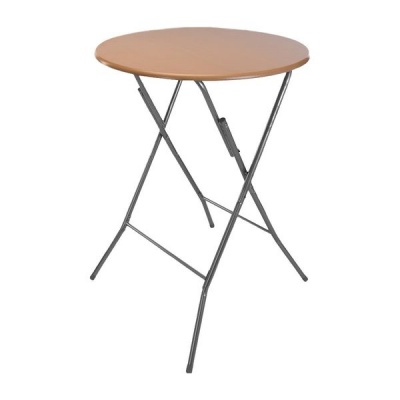 Eco Beechwood Foldable Table with Metal Legs