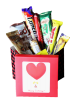 The Biltong Girl Happy Birthday with Heart Balloon! Chocolate Gift Box Photo