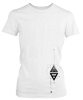 PepperSt Ladies White T-Shirt - Shaped Geometry Photo