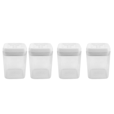 Photo of TRENDZ Pack of 4 - 1.7L food canisters