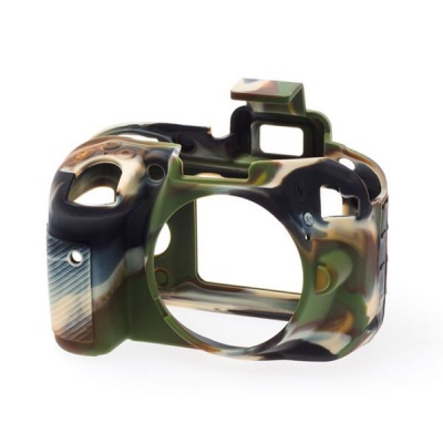Photo of EasyCover PRO Silicon DSLR Case for Nikon D3300 and 3400 - Camouflage Digital Camera