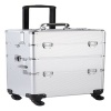 Big Brothers and Sisters 3 In1 Silver Aluminum Makeup Cosmetic Trolley Case Photo