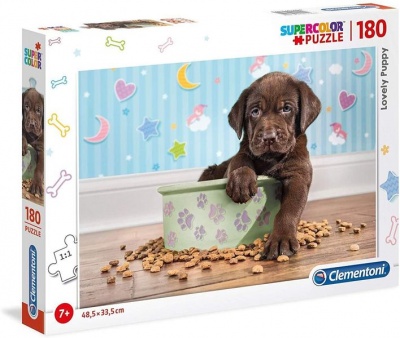Photo of Clementoni 180 Piece Puzzle Lovely Puppy