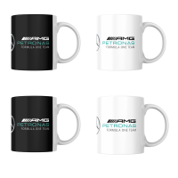 4 Piece Mercedes AMG Formula 1 Coffee Mug Set