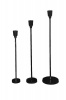 Elegant Dinner Candle Holder- Black Finish Photo