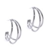 Lily & Rose 35mm Triple Layer Half Moon Hoop Earring Photo