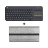 Logitech K400 Plus Wireless Touch Keyboard plus K400 Carry Case Photo