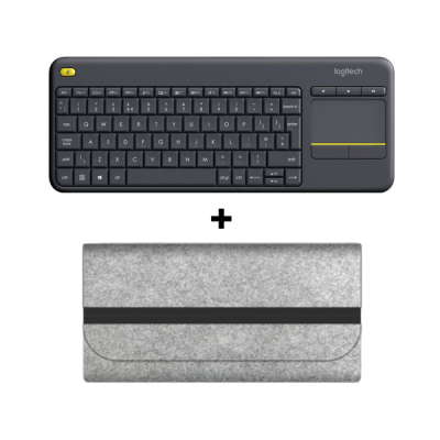 Photo of Logitech K400 Plus Wireless Touch Keyboard plus K400 Carry Case