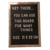 Black Plastic Letter Board - 31 x 22cm - Pack Of 2 Photo