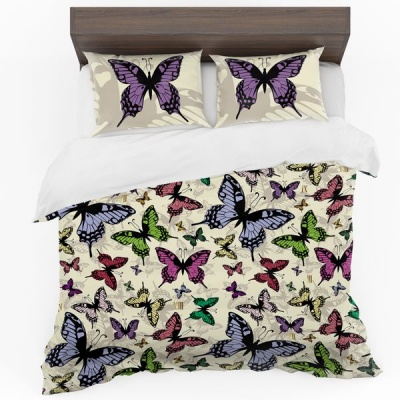 Photo of Print with Passion Colourful Butterflies Duvet Cover Set