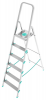 COLOMBO 129cm 6-Step Anti-Slippery Rubber Feet Alumium Ladder - Libellula Photo