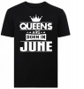 Queens Are Born in June Tshirt Photo