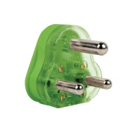 Electricmate Plug Top 16A Hollow Pin Green EMate