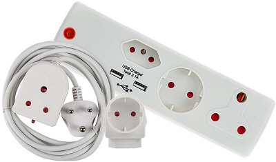 Photo of Electricmate - Schuko & Euromate Adaptor / Colour Combo Pack -