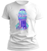PepperSt Men's White T-Shirt - Purple Bubble Photo