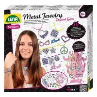 Lena Arts Crafts Design Your Own Jewellery – Metal and Crystal Gems
