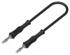TENMA 76-096 Test Lead 4mm Banana Plug 33 VAC 12 A Black 500 mm Photo