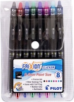 Pilot Frixion Clicker Point Wallet of 8 Assorted Colours