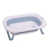Michris Folding Baby Bath for Newborn Baby Tub with Thermometer