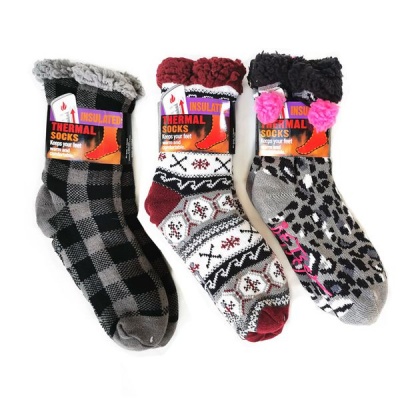 Photo of Thermal Socks 3 Pairs Of Original - Winter Socks - Assorted Design & Colour