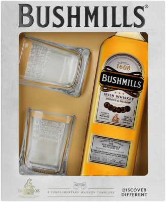 Photo of Bushmills Original 750ml and 2 Glasses Gift Pack
