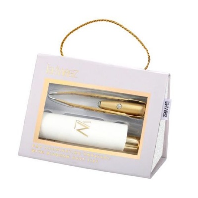 Photo of La tweez La-Tweez - Pro Illuminating Tweezers - Gold With Carry Case