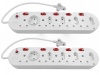 Switched Multi-Plug 5x16A 5x5A 0.5m Cord: 2 Pack MP-10WSWI Photo