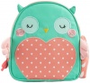 Planet Buddies Owl Backpack Lunch Bag Green/Pink Photo